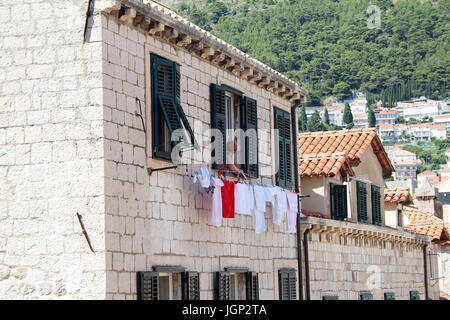 Verschiedene Landschaften von Dubrovnik Kroatien Stockfoto