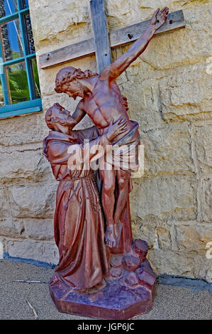 Christus am Kreuz Stockfoto