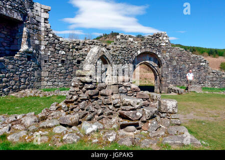 Loch Doon Castle in Dumfries & Galloway, Schottland Stockfoto