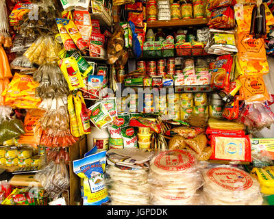 Der Carbon-Markt ist der älteste und größte Bauernmarkt in Cebu City, befindet sich in der Region Central Visayas auf den Philippinen. Stockfoto