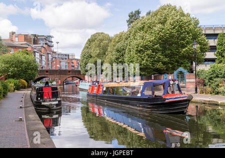 Birmingham Kanal Navergations, Birmingham, England, UK Stockfoto