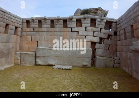 Der Tempel der drei Fenster in Machu Picchu Stockfoto