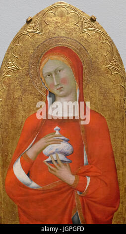 Hl. Maria Magdalena - Meister des Palazzo Venezia Madonna - ca. 1350 Stockfoto