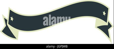 Zierband Banner Symbol Vektor Illustration Grafik-design Stock Vektor