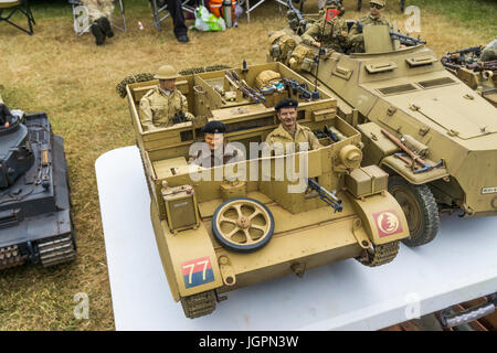 Blick auf Flügeln und Räder North Weald 2017 Stockfoto