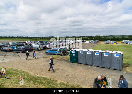 Blick auf Flügeln und Räder North Weald 2017 Stockfoto