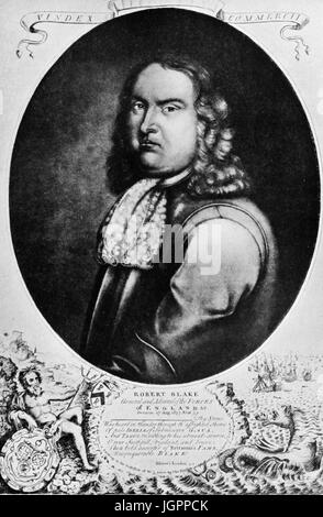 Englischer Admiral ROBERT BLAKE (1598-1657) Stockfoto