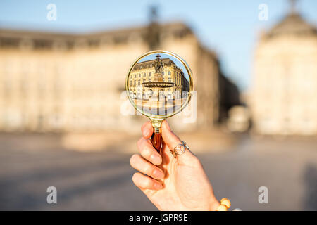 Bordeaux Stadt in Frankreich Stockfoto
