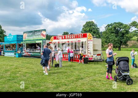 Chatsworth House, Bakewell, UK. 9. Juli 2017. VitalityMove im Chatsworth House. Bildnachweis: CARL DICKINSON/Alamy Live-Nachrichten Stockfoto