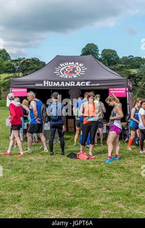 Chatsworth House, Bakewell, UK. 9. Juli 2017. VitalityMove im Chatsworth House. Bildnachweis: CARL DICKINSON/Alamy Live-Nachrichten Stockfoto