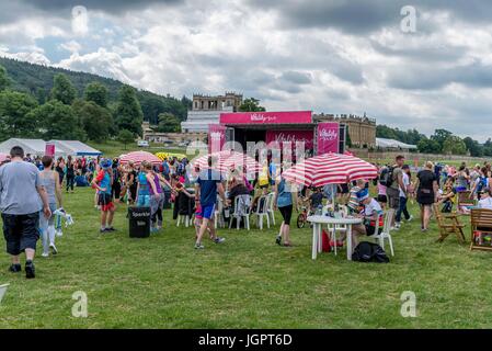 Chatsworth House, Bakewell, UK. 9. Juli 2017. VitalityMove im Chatsworth House. Bildnachweis: CARL DICKINSON/Alamy Live-Nachrichten Stockfoto