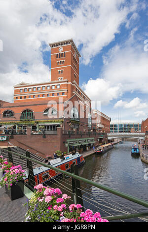 Birmingham Kanal Navergations, Birmingham, England, UK Stockfoto