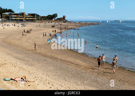 Exmouth Strand, Hintergrund, Strand, Wellenbrecher, helle, enge, Küste, Küste, Küste, Kopie, tagsüber, altersschwach, Verteidigung, Detail, Treibholz, Umwelt Stockfoto