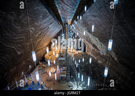 Rudolf Mine Themenpark in Salina Turda Salz liegt mir im Bereich Durgaus-Valea Sarata Turda Stadt, Kreis Cluj in Rumänien Stockfoto