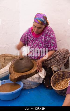 ARGAN ÖL, SÜD ESSAOUIRA MOGADOR, MAROKKO, NORDAFRIKA Stockfoto