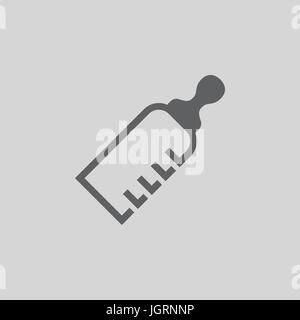 Baby-Flasche-Symbol, Vektor Illustration Symbol Zeichen Stock Vektor