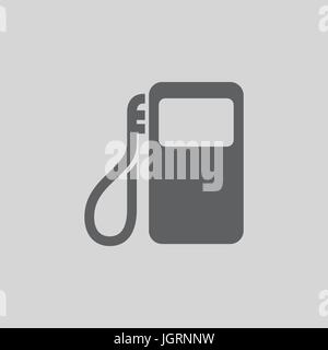 Benzin, Öl, Treibstoff Tankstelle Vektor icon Stock Vektor