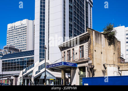 Hauptstadt Haus Bürogebäude mit Edgware Road Station, City of Westminster, London, England, Vereinigtes Königreich Stockfoto