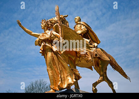 General Sherman Statue in New York Stockfoto