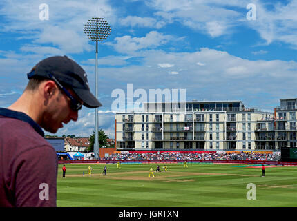 Frauen internationale Cricket an Bristol, Gloucestershire, England UK Stockfoto