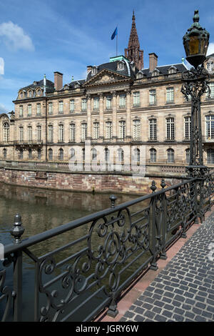 Palais Rohan in Straßburg, Frankreich-Stadt. Die ehemalige Residenz der Fürstbischöfe und Kardinäle von Haus Rohan, einer alten französischen Stockfoto