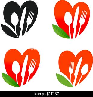 Natürlichen, Bio-Lebensmittel-Logo. Gesunde Ernährung, Ernährung, Vegan-Symbol. Vektor-illustration Stock Vektor