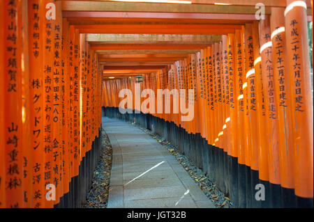 Fushimi-Inari-Schrein in Kyōto, Japan Stockfoto