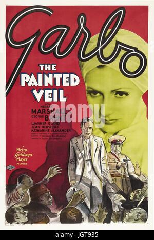 Die Painted Veil Jahr: 1934 USA Regie: Richard Boleslawski Movie Poster (USA).  Es ist verboten, das Foto aus dem Kontext der Promotion des Films zu reproduzieren. Es muss die Filmgesellschaft und/oder der Fotograf von zugewiesen oder von autorisierten / erlaubt am Set von der Filmgesellschaft gutgeschrieben werden. Nur für redaktionelle Nutzung. Photo12 gewährt keine Persönlichkeitsrechte der Personen vertreten. Stockfoto