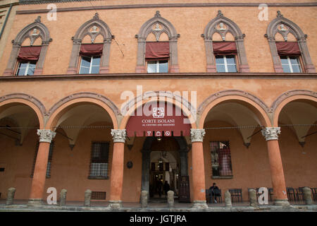 Palazzo Isolani; Santo Stefano Platz; Bologna; Italien Stockfoto