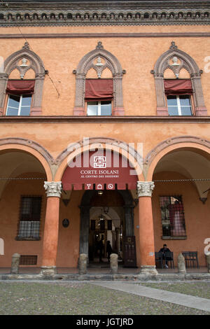 Corte Isolani, Santo Stefano Platz; Bologna; Italien Stockfoto