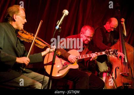 Jam-Session im jazz-Club Tygmont in Warschau, Polen Stockfoto