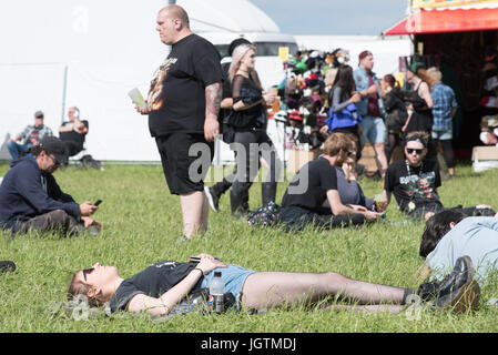 Download Festival 2017 - Tag 1 - Atmosphäre mit: Atmosphäre, Gast wo: Donnington, Derbyshire, Großbritannien wenn: 9. Juni 2017 Credit: WENN.com Stockfoto