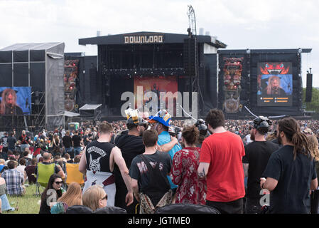 Download Festival 2017 - Tag 1 - Atmosphäre mit: Atmosphäre, Gast wo: Donnington, Derbyshire, Großbritannien wenn: 9. Juni 2017 Credit: WENN.com Stockfoto