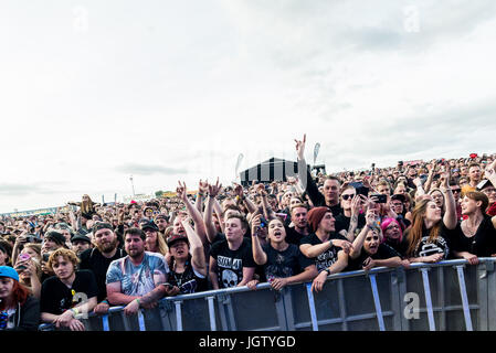 Download Festival - Tag 1 - Performances mit: Atmosphäre wo: Donnington, Vereinigtes Königreich bei: 9. Juni 2017 Credit: WENN.com Stockfoto