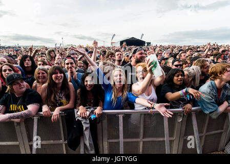 Download Festival - Tag 1 - Performances mit: Atmosphäre wo: Donnington, Vereinigtes Königreich bei: 9. Juni 2017 Credit: WENN.com Stockfoto