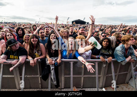 Download Festival - Tag 1 - Performances mit: Atmosphäre wo: Donnington, Vereinigtes Königreich bei: 9. Juni 2017 Credit: WENN.com Stockfoto