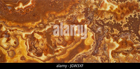 Onyx, Onys Marmor, Onyx dekorativen Stein Textur, Naturstein Muster, Naturstein Textur, Naturstein-Hintergrund. Stockfoto