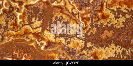 Onyx, Onys Marmor, Onyx dekorativen Stein Textur, Naturstein Muster, Naturstein Textur, Naturstein-Hintergrund. Stockfoto