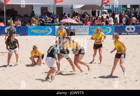 Figueira Beach Rugby-internationales Turnier in Figueira da Foz Stockfoto