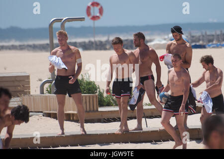 Figueira Beach Rugby-internationales Turnier in Figueira da Foz Stockfoto