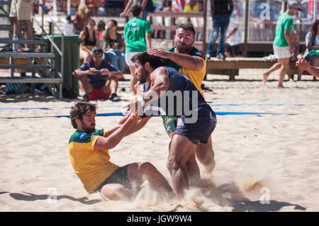 Figueira Beach Rugby-internationales Turnier in Figueira da Foz Stockfoto