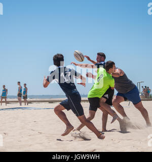 Figueira Beach Rugby-internationales Turnier in Figueira da Foz Stockfoto