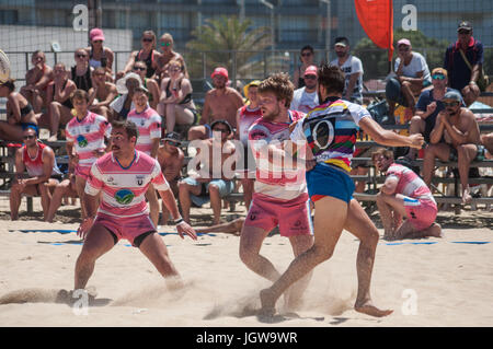 Figueira Beach Rugby-internationales Turnier in Figueira da Foz Stockfoto