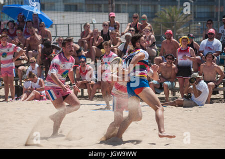 Figueira Beach Rugby-internationales Turnier in Figueira da Foz Stockfoto