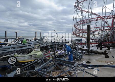 Blick auf Meer Hieghts, New Jersey einen Monat, nachdem Hurrikan Sandy die Ostküste traf. 24. November 2012... Bildnachweis: Dennis Van Tine/MediaPunch Stockfoto