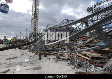 Blick auf Meer Hieghts, New Jersey einen Monat, nachdem Hurrikan Sandy die Ostküste traf. 24. November 2012... Bildnachweis: Dennis Van Tine/MediaPunch Stockfoto