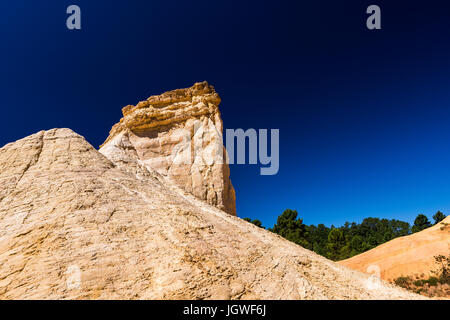 Rustrel, Parc Naturel Regional du Luberon, Le Colorado Provençal ocres (anciennes Carrières d') 84 Stockfoto