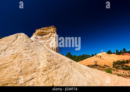 Rustrel, Parc Naturel Régional du Luberon, le Colorado Provençal (Anciennes Carrières d'ocres) 84 Stockfoto