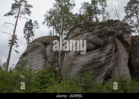 Adršpach-Teplice Felsen, Adršpach, Tschechien Stockfoto