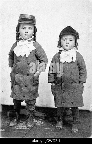 Brüder Eugène und Aubrey Levy, möglicherweise in San Francisco Stockfoto